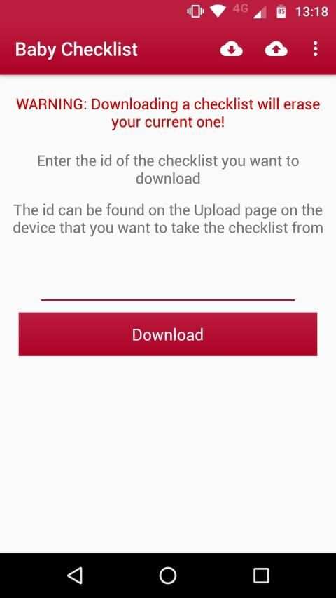 Baby Checklist - Newborn Checklist screenshot 1