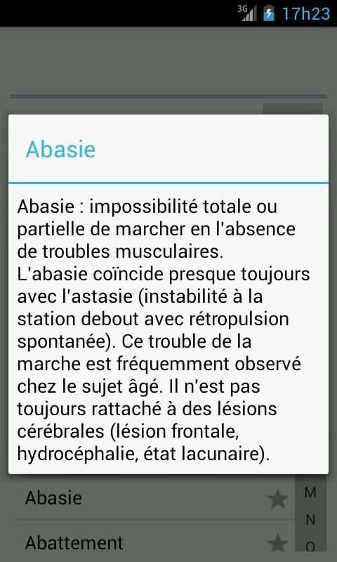 Dictionnaire Médical screenshot 2