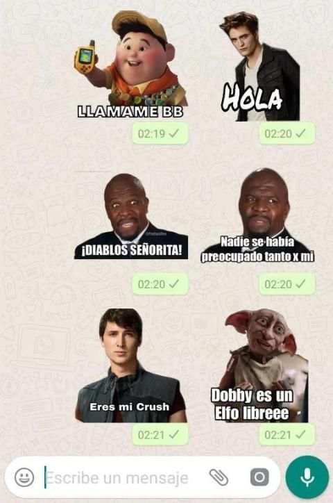 Stickers de Películas en español para WhatsApp screenshot 2