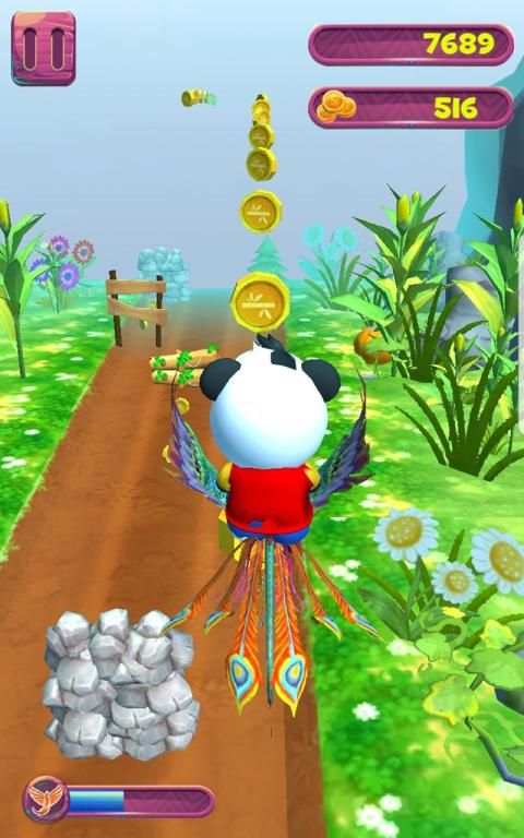 Fun Panda Run - Free Running Games स्क्रीनशॉट 1