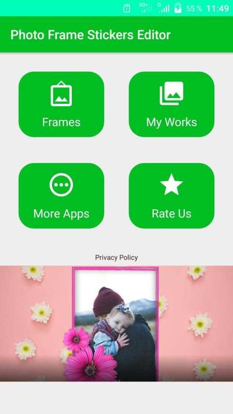 Photo Frame Stickers Editor screenshot 5