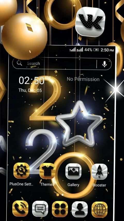 New Year 2020 Launcher Theme स्क्रीनशॉट 1