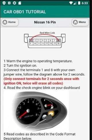 Car OBD1 Tutorial स्क्रीनशॉट 1