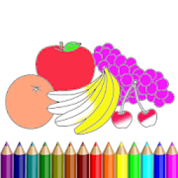 coloring fruit fresh आइकन