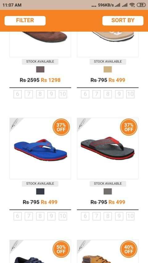 Men Shoes Shopping app स्क्रीनशॉट 4