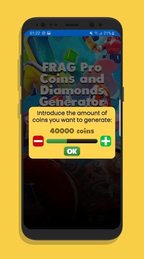 FRAG Free GOLD & DIAMONDS - Generator Simulator 6 تصوير الشاشة