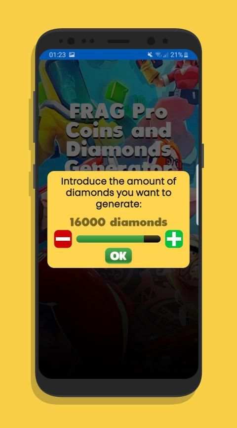FRAG Free GOLD & DIAMONDS - Generator Simulator 5 تصوير الشاشة
