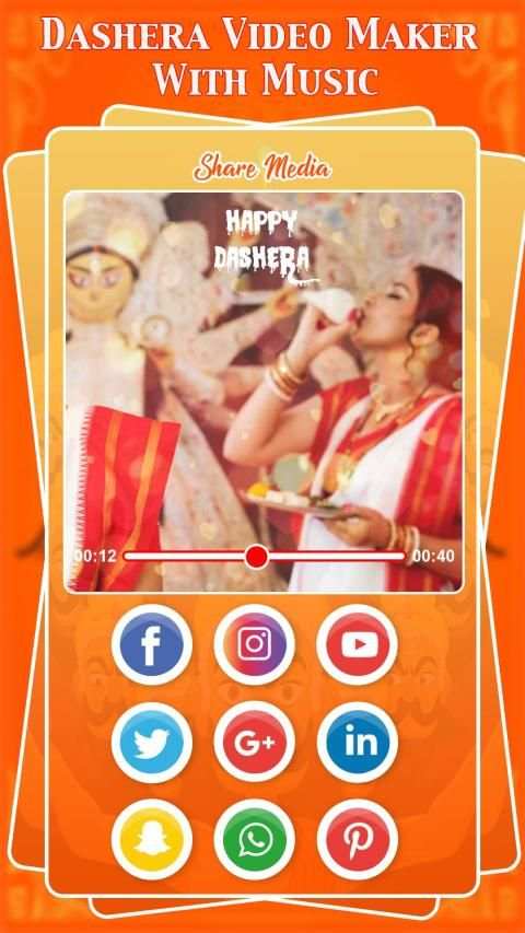 Dashera Video Maker With Music screenshot 1