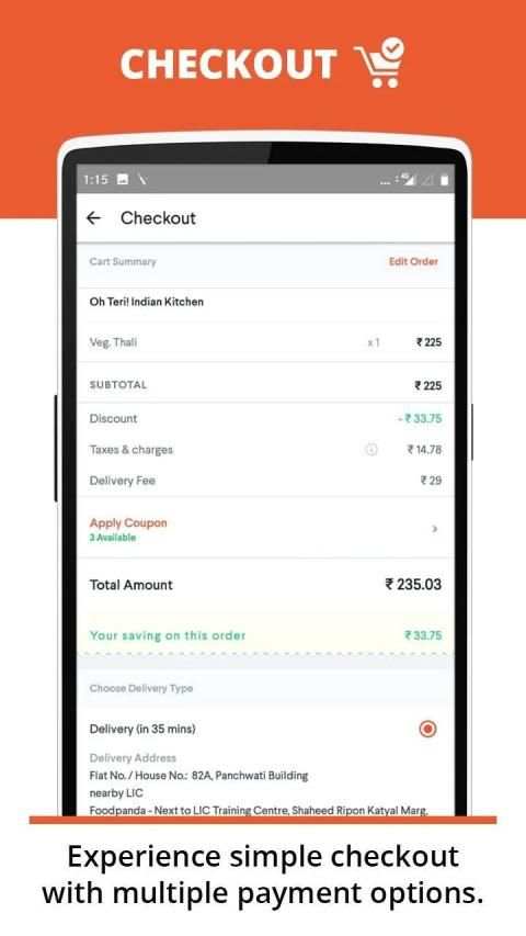 foodpanda: Fastest food delivery, amazing offers screenshot 2