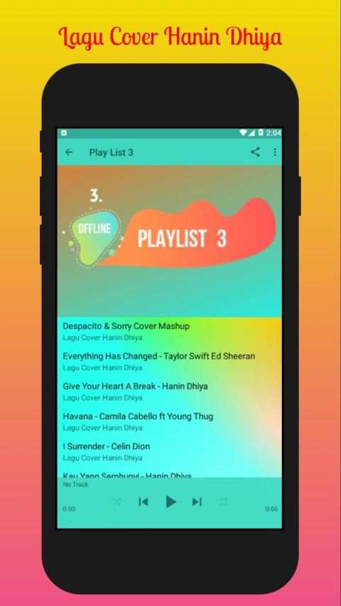 Lagu Cover Hanin Dhiya Offline screenshot 2