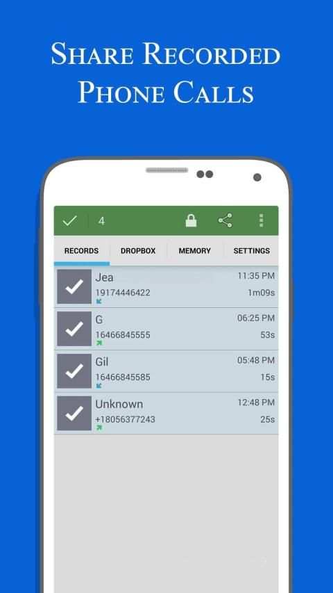 Automatic Call Recorder screenshot 1