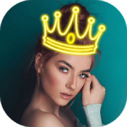 Light Crown Photo Editor - Crown Heart Pic Editor आइकन