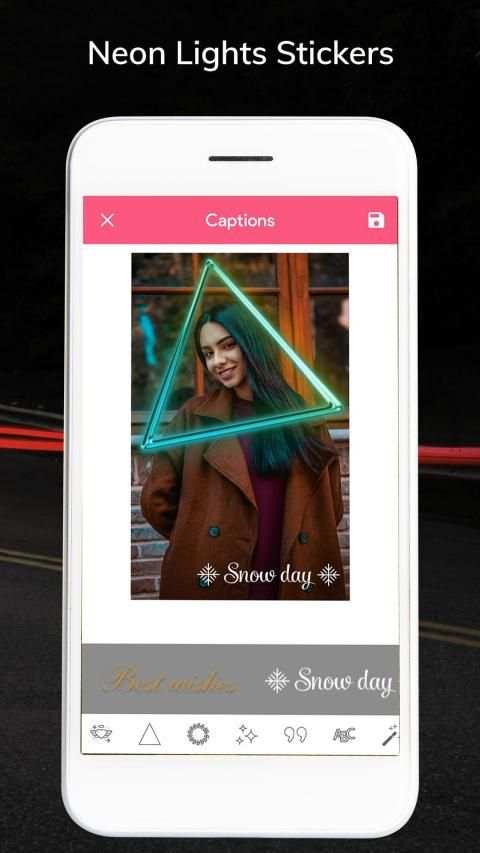Light Crown Photo Editor - Crown Heart Pic Editor स्क्रीनशॉट 1