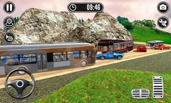 Euro Bus Driver Uphill Climb - Free Bus Sim 3D screenshot 1