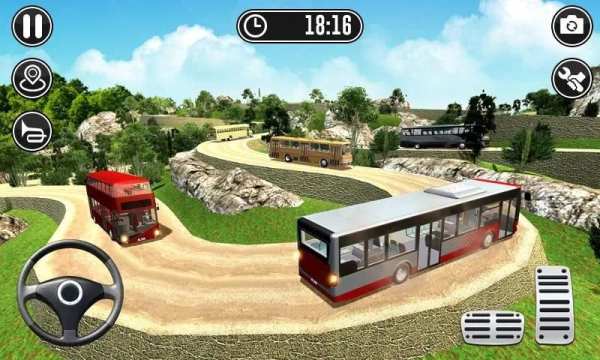 Euro Bus Driver Uphill Climb - Free Bus Sim 3D screenshot 2