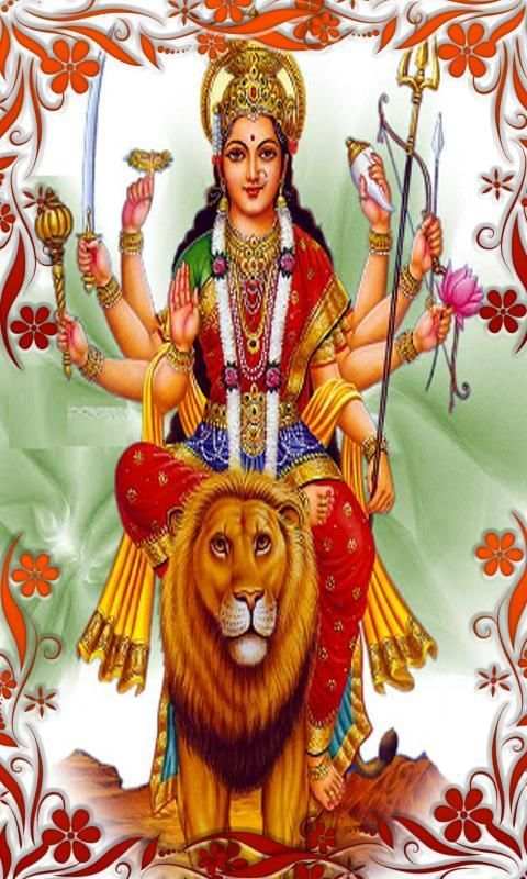 Maa Durga Live Wallpaper स्क्रीनशॉट 2