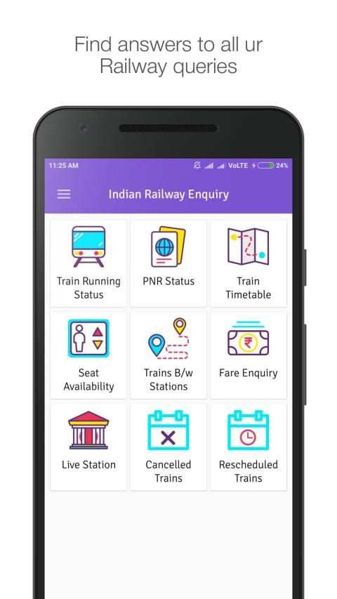 Indian Railway,NTES App for Railway Enquiry,PNR screenshot 9