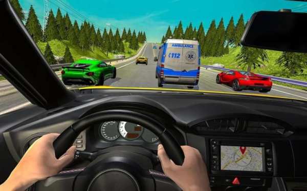 Ambulance Racing Simulator: Car Shooting स्क्रीनशॉट 5