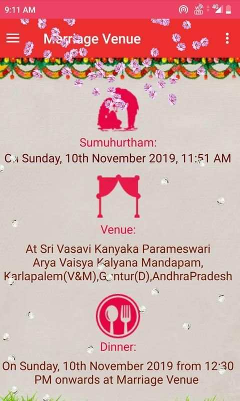 My Wedding Invitation स्क्रीनशॉट 4