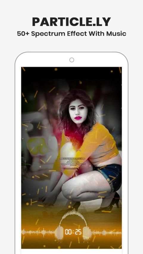 Mbit Like : Partical.ly App Feel The Music 2020 स्क्रीनशॉट 1