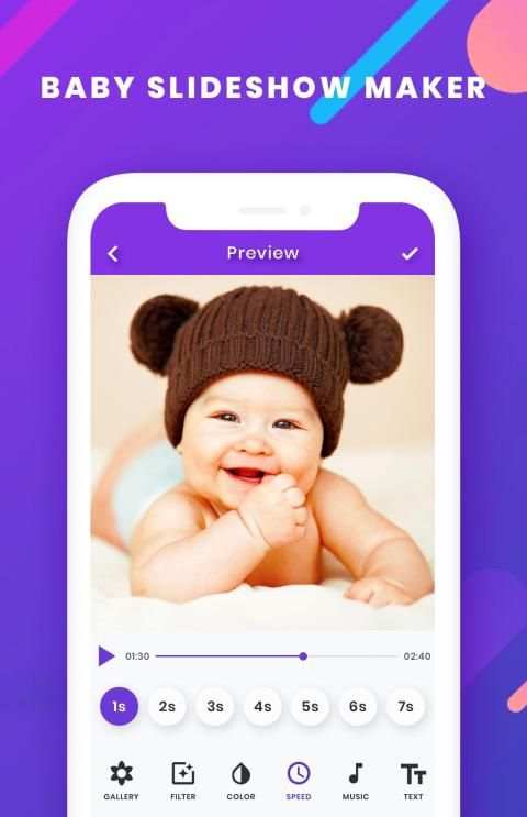 Baby Slideshow Maker With Music screenshot 1