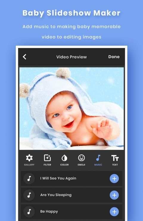 Baby Slideshow Maker With Music screenshot 2