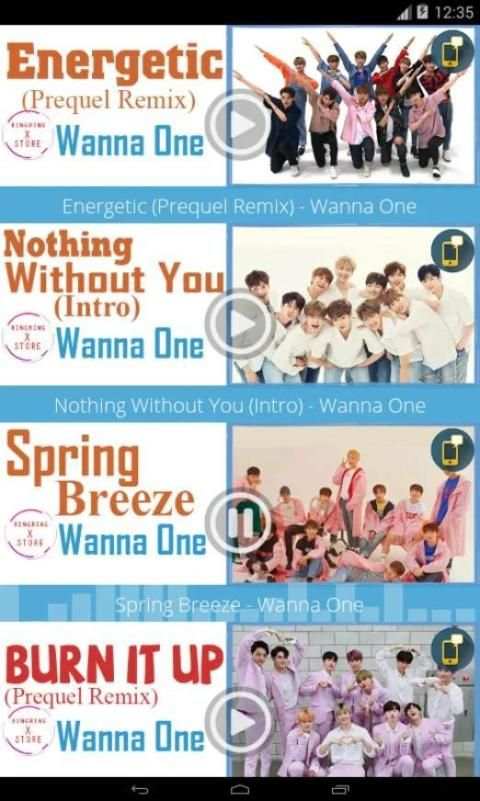 Wanna One - Ringtones Korea скриншот 2
