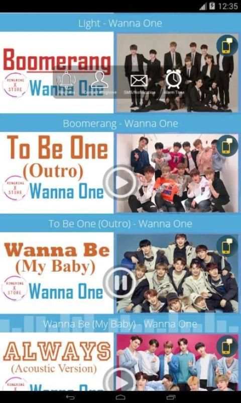 Wanna One - Ringtones Korea скриншот 3