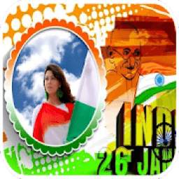 26 January Photo Frame - Republic Day Photo Frame