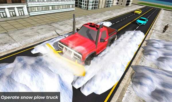 Grand Snow Clean Road Driving Simulator 19 स्क्रीनशॉट 3