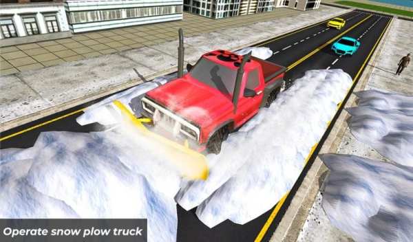 Grand Snow Clean Road Driving Simulator 19 स्क्रीनशॉट 1