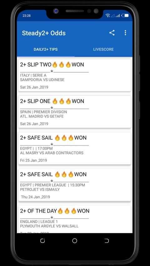 Strictly 2+ -sure football predictions* screenshot 5