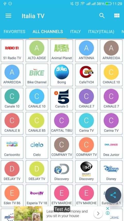 Italia TV - Free TV Channels screenshot 4