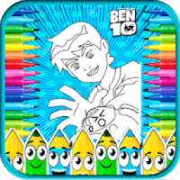 Drawing Ben Ten : Aliens Coloring Pages For All