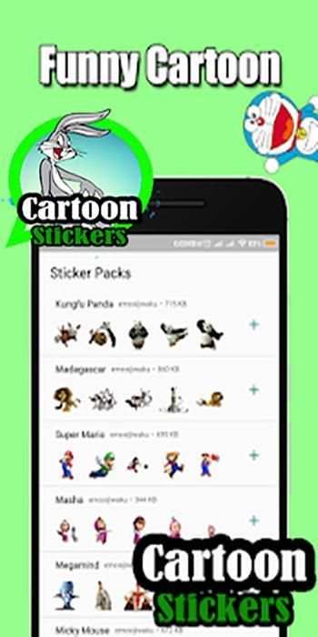 Cartoon Stickers For WA screenshot 2