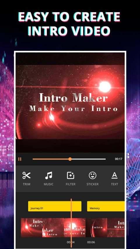 Video Intro Maker - Video Editor For Youtube स्क्रीनशॉट 4