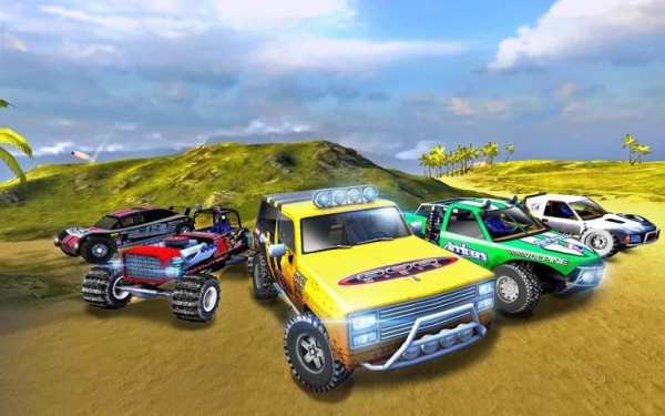 4x4 Dirt Racing - Offroad Dunes Rally Car Race 3D स्क्रीनशॉट 4