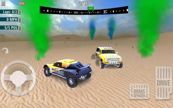 4x4 Dirt Racing - Offroad Dunes Rally Car Race 3D स्क्रीनशॉट 1