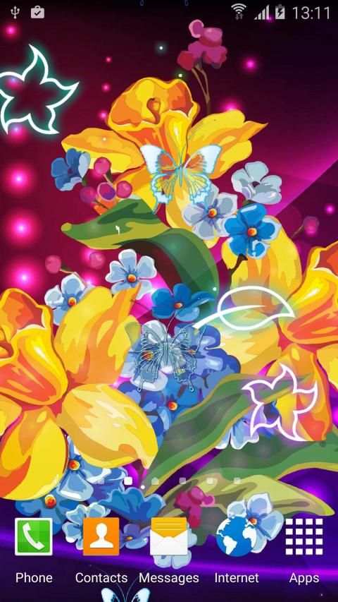 Abstract Flower Live Wallpaper screenshot 18