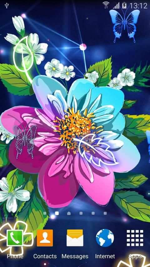 Abstract Flower Live Wallpaper screenshot 14