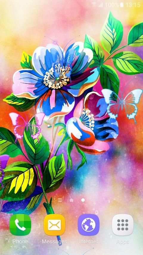 Abstract Flower Live Wallpaper screenshot 10