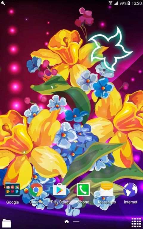 Abstract Flower Live Wallpaper screenshot 4