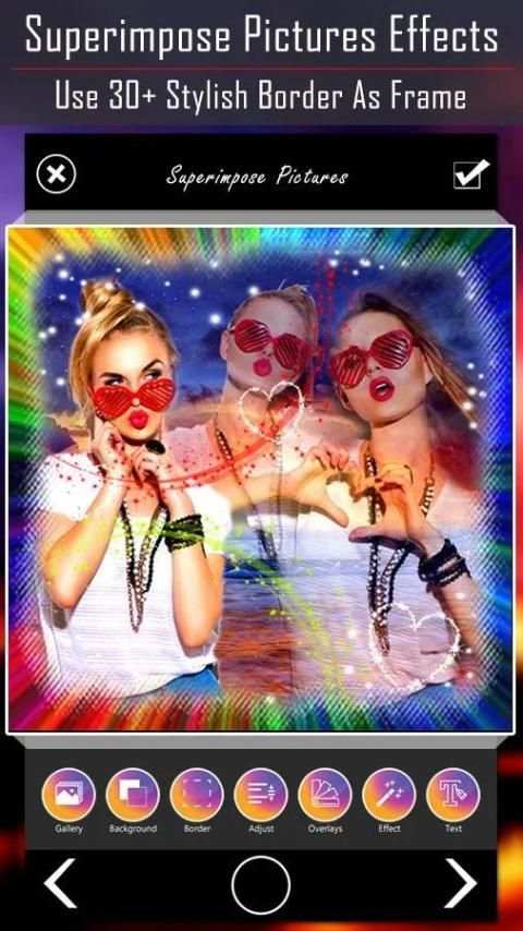 Superimpose Photo Effects : Dual Exposure Editor screenshot 2