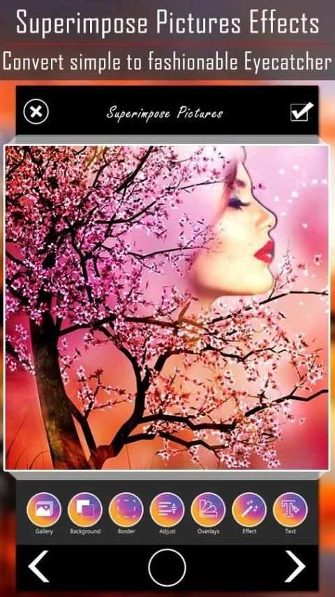 Superimpose Photo Effects : Dual Exposure Editor screenshot 3