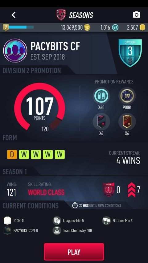 PACYBITS FUT 19 स्क्रीनशॉट 8
