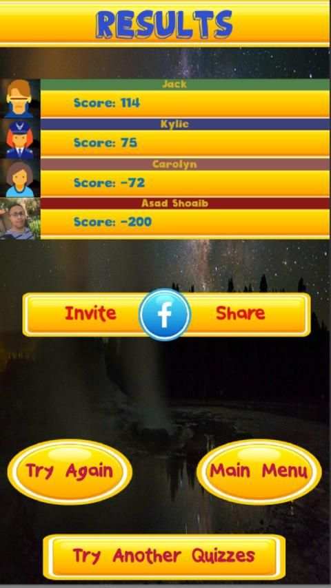 Geology knowledge test screenshot 4