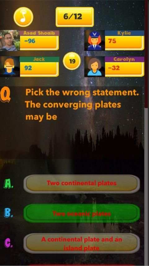 Geology knowledge test screenshot 6
