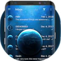 Tema Blue Planet Messenger SMS