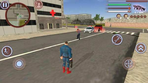 Super Rope Hero: Vice Town स्क्रीनशॉट 3