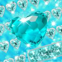 Blue Heart Diamond keyboard